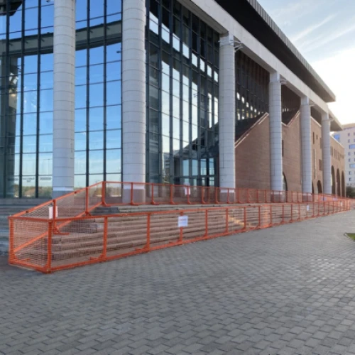 Сетка пластиковая оградительная А-100 1,2х50 м, 100 г/м2, ячейка 45х95 мм