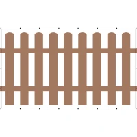 Сетка баннерная Штакетник 2х1,5 м, 370 г/м2
