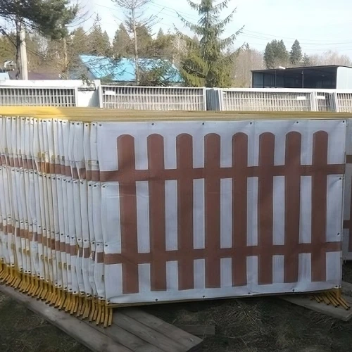 Сетка баннерная Штакетник 2х1,5 м, 370 г/м2