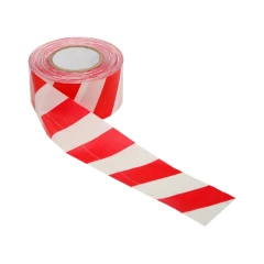 Лента сигнальная оградительная ЛО-250 Стандарт красно-белая 75мм/50мкм, 250 м