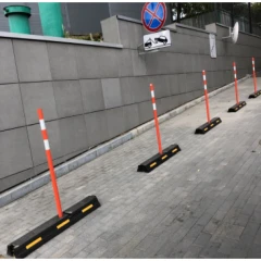 Веха оградительная сигнальная 1800х40 мм красная