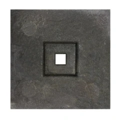 Подставка для вехи полимерпесчаная 330х330х60 мм (6,5 кг)