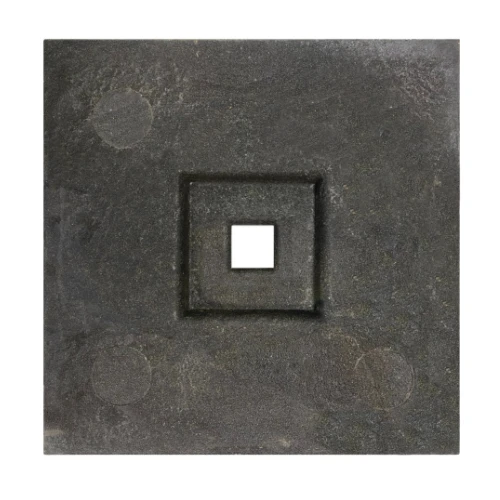 Подставка для вехи полимерпесчаная 330х330х60 мм (6,5 кг)