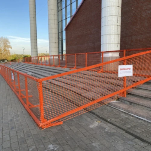 Сетка пластиковая оградительная Барьер А-95 1x50 м, ячейка 45х95 мм