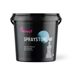 Декоративная негорючая штукатурка силикатная для путей эвакуации Аквест, 15 кг