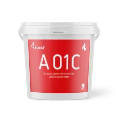 Краска для стен путей эвакуации Аквест-01С, 45 кг